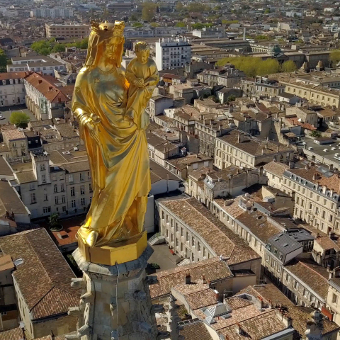 The best drone spots to film Bordeaux city