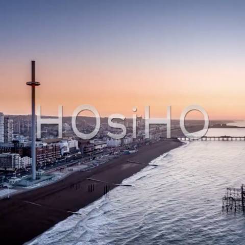Vues aériennes de Brighton vue par drone sur HOsiHO.com