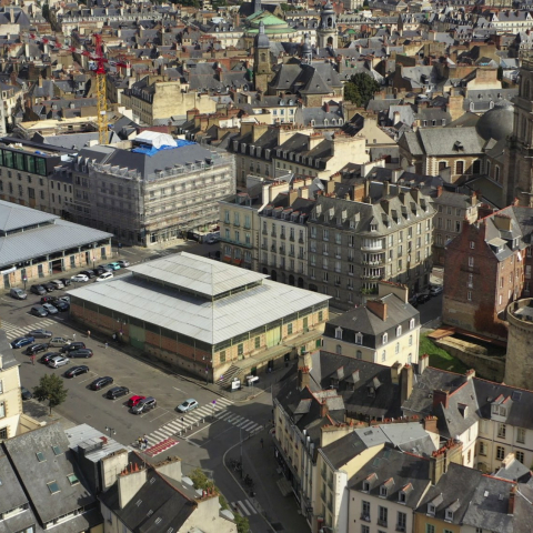 Les meilleurs spots pour filmer Rennes par drone